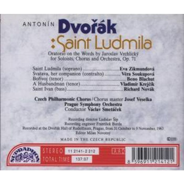 Dvorak: Saint Ludmila - Oratorio (2 CD) - slide-1