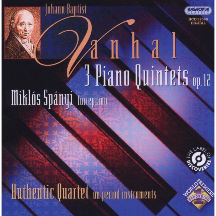 Vanhal: 3 piano quintets op.12
