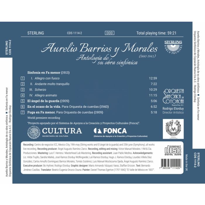Barrios y Morales: Anthology of his Symphonies - slide-1