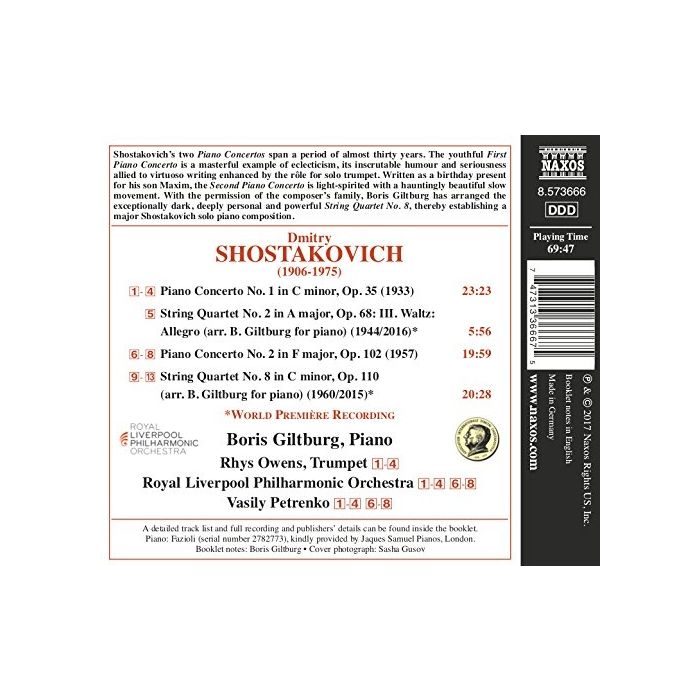 Shostakovich: Piano Concertos Nos. 1 & 2 - slide-1