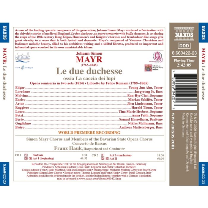 Mayr: Le due duchesse - slide-1