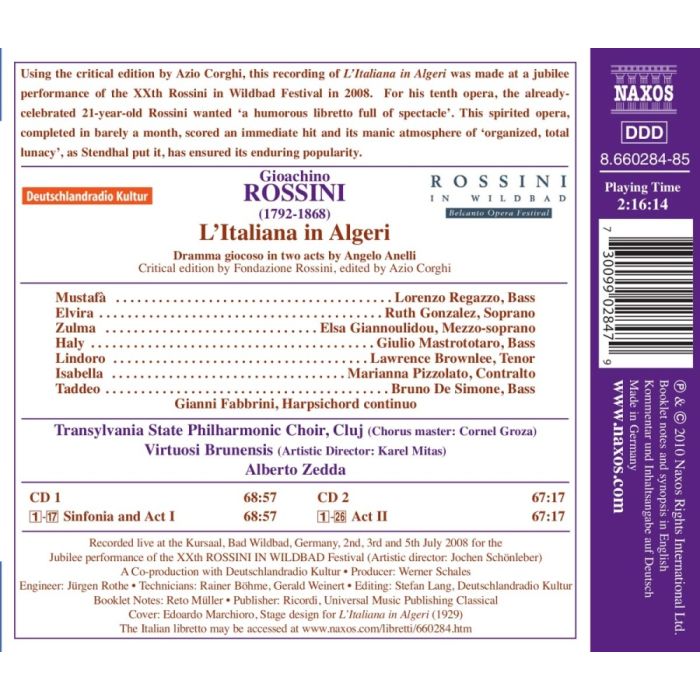 Rossini: L´Italiana in Algeri - slide-1