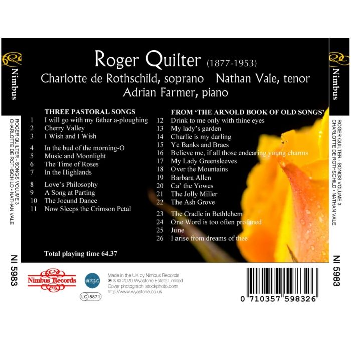 The Songs of Roger Quilter - slide-1