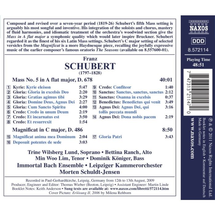Schubert: Mass No.5, Magnificat - slide-1