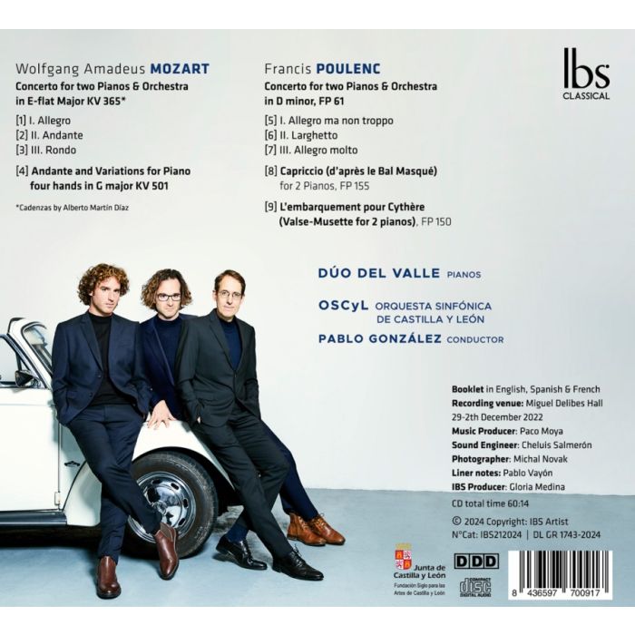 Mozart & Poulenc: Two Piano Concertos - slide-3
