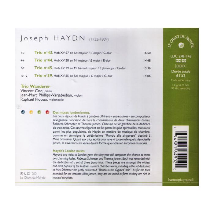 Haydn: Piano Trios nos.39, 43 - 45 - slide-1