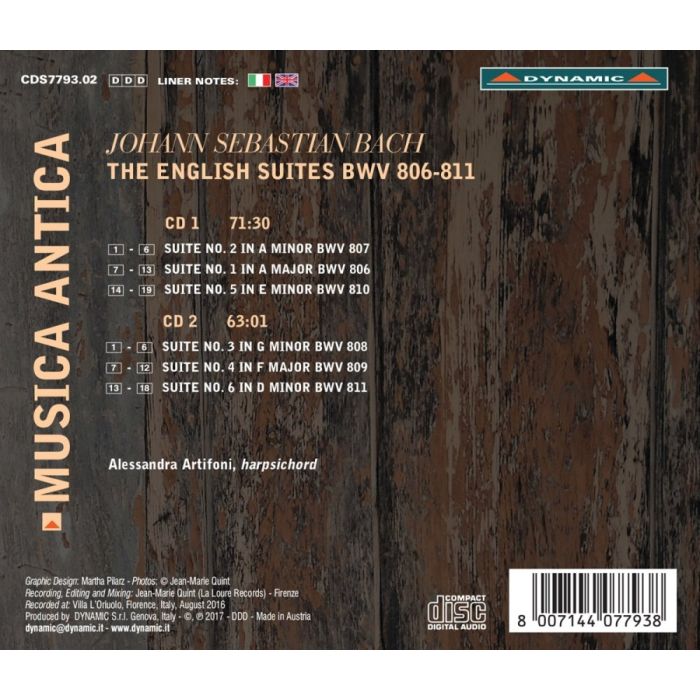 Bach: The English Suites BWV 806 - 811 - slide-1