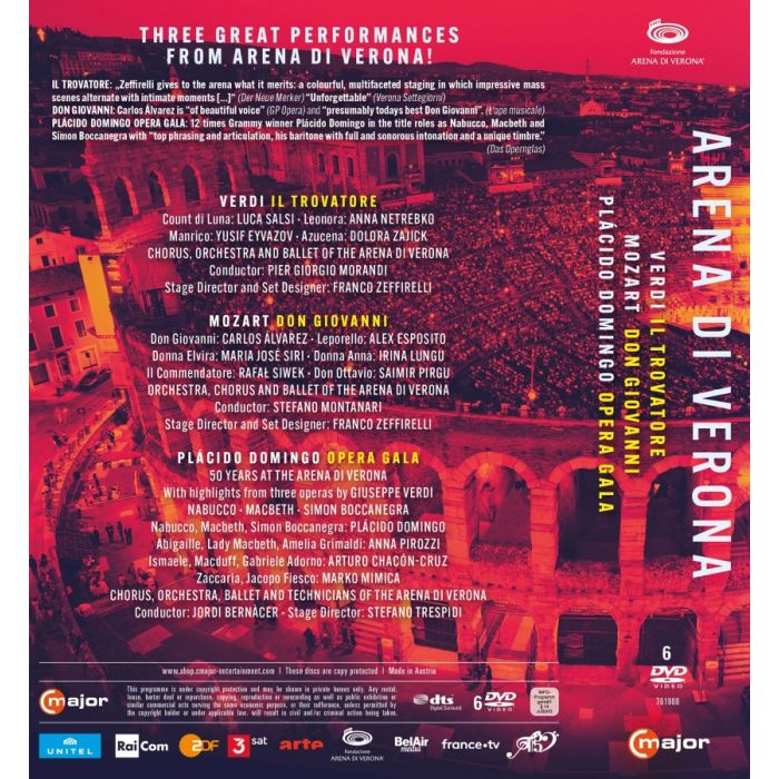 Arena di Verona - Il Trovatore; Don Giovanni; Plácido Domingo Opera Gala - slide-1