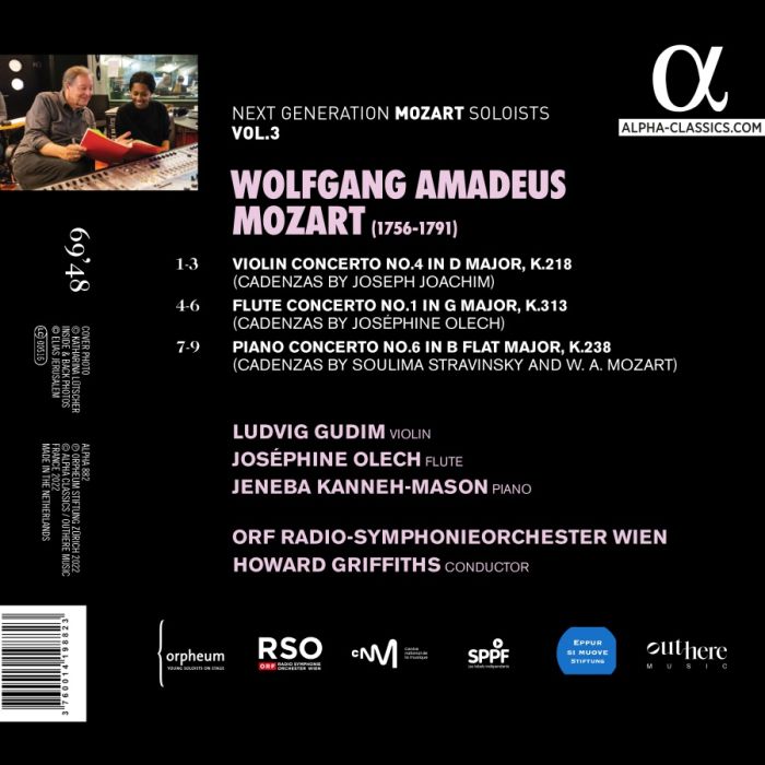 Mozart: Violin Concerto No. 4; Piano Concerto No. 6; Flute Concerto No. 1 - slide-1