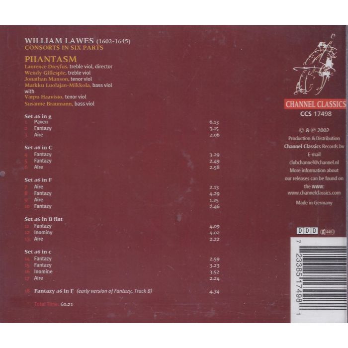Lawes: Consorts In Six Parts - slide-1
