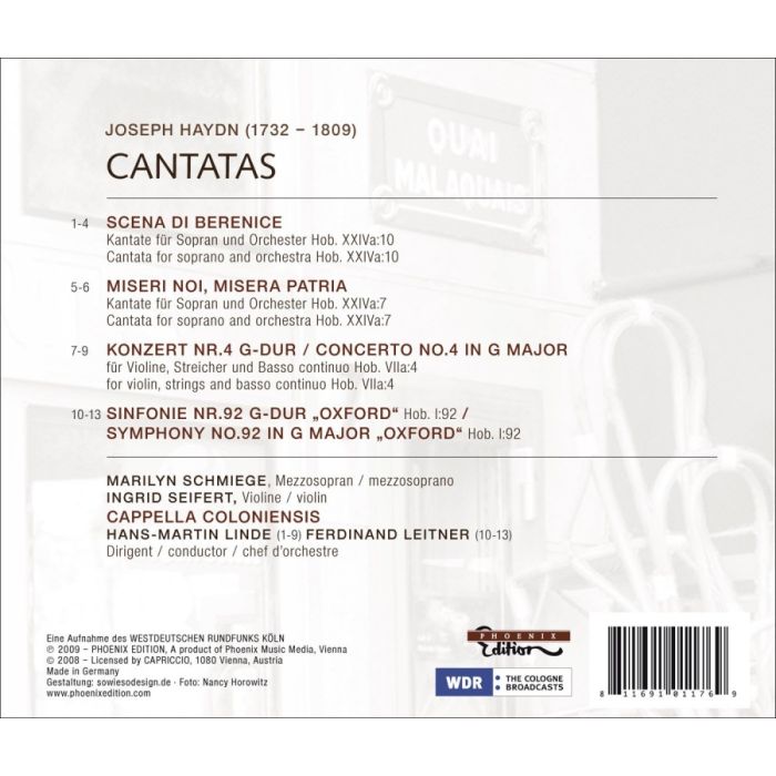 Haydn: Cantatas 