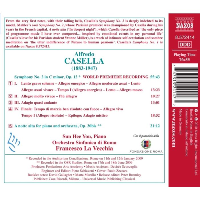 Casella: Symphony No. 2, A notte alta - slide-1