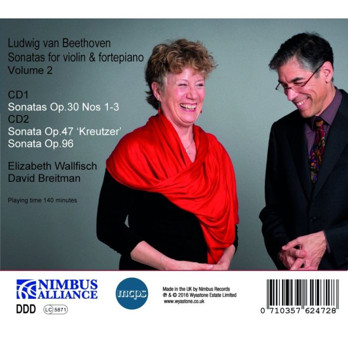 Beethoven: Sonatas for Violin & Piano Vol. 2 - slide-1