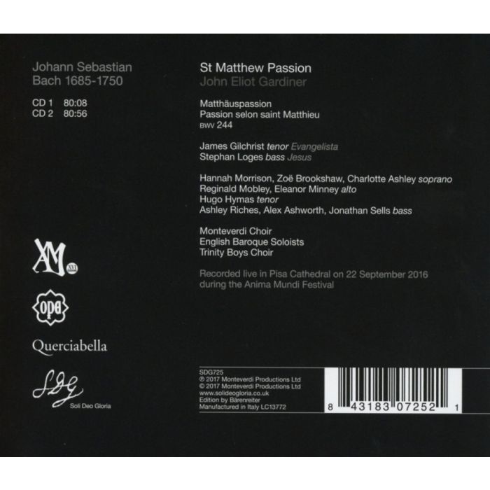 Bach: St. Matthew Passion BWV 244 - slide-1