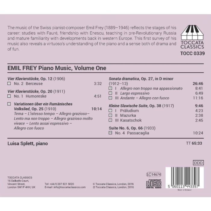 Frey: Piano Music Vol. 1 - slide-1