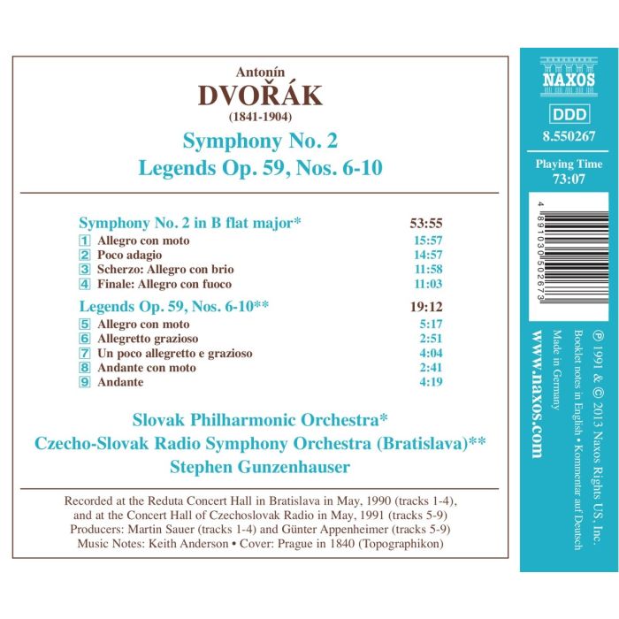 Dvorak: Symphony no. 2 - slide-1