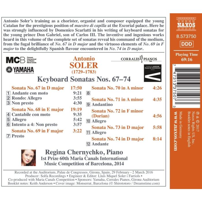 Soler: Keyboard Sonatas Nos. 67-74 - slide-1