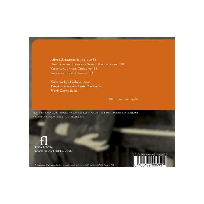 Schnittke: Concerto for piano, Variations, Improvisation - slide-1