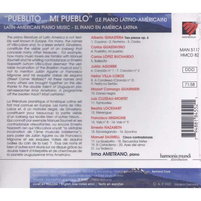 Irma Ametrano: Pueblito Mi Pueblo - slide-1