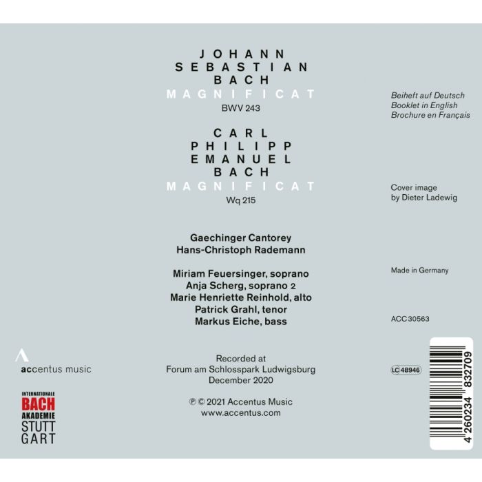 J.S. Bach & C.P.E. Bach: Magnificat - slide-1