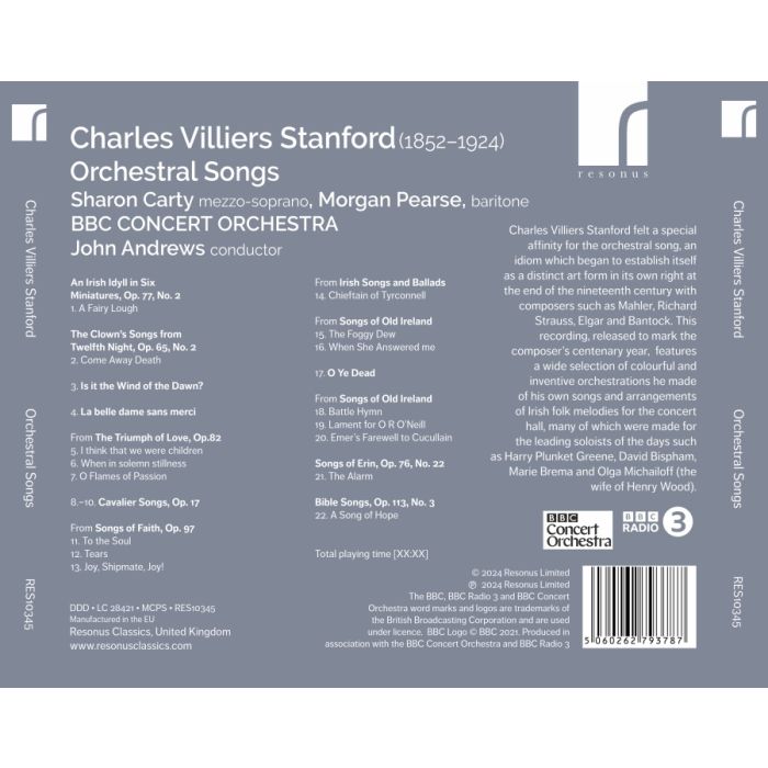 Stanford: Orchestral Songs - slide-1