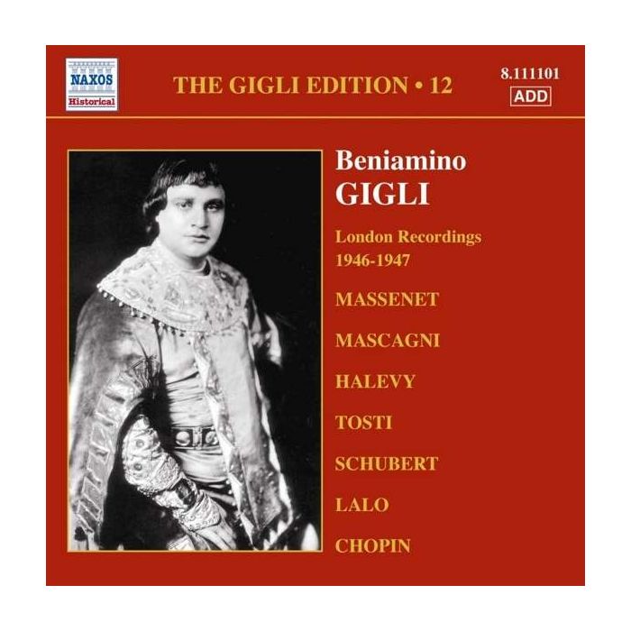 GIGLI: London Recordings 1946-1947
