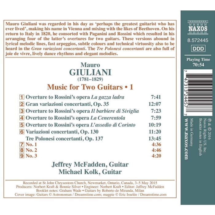Giuliani: Music for 2 Guitars Vol. 1 - slide-1