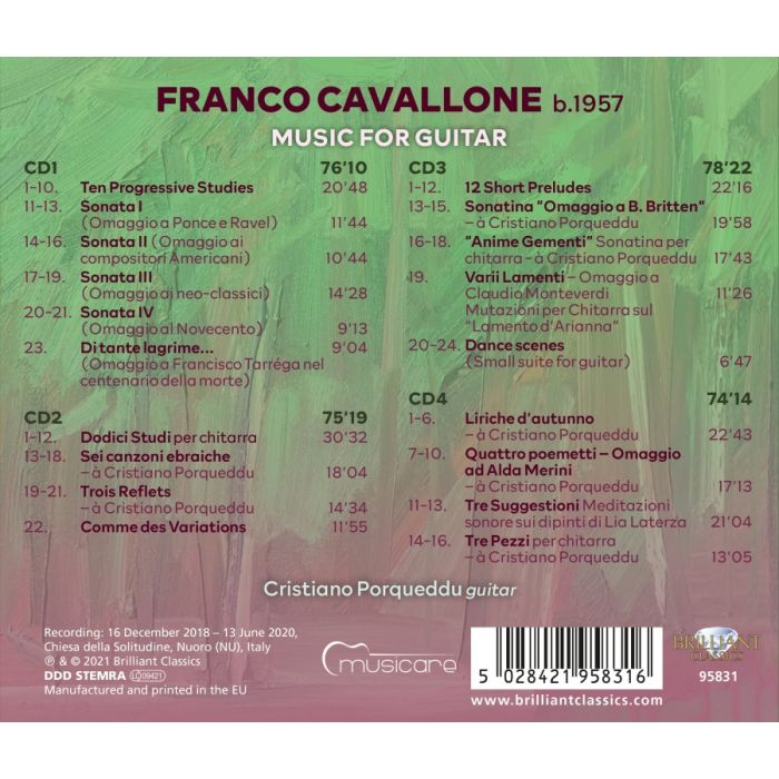 Cavallone: Music for Guitar - slide-1