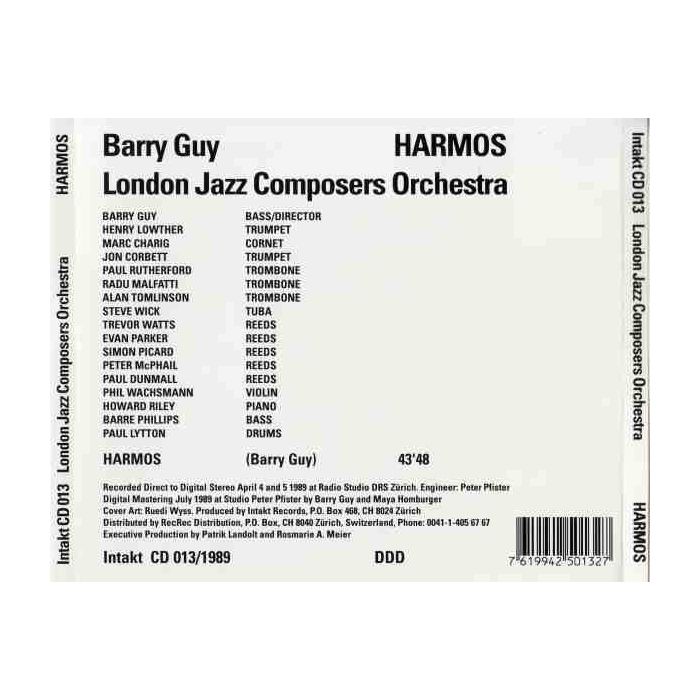 Barry Guy/LJCO: Harmos - slide-1
