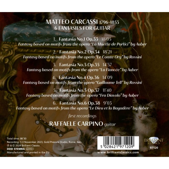 Carcassi: 6 Fantasies for Guitar - slide-1