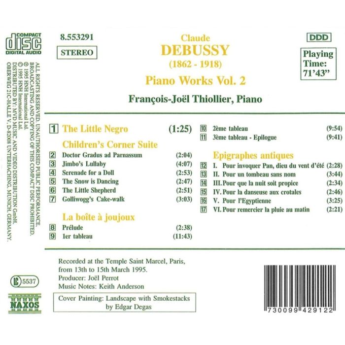DEBUSSY: Piano Works Vol. 2 - slide-1