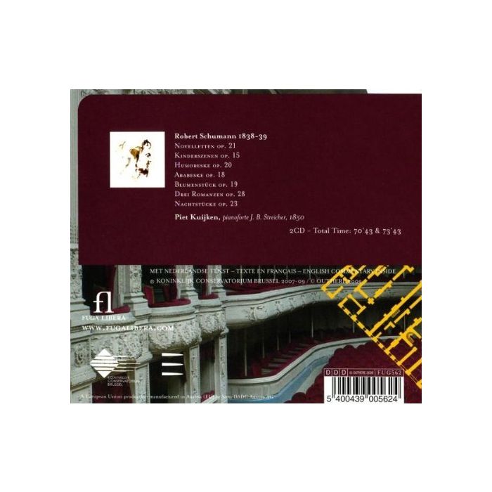 Schumann: 1838-1839: Novelletten op. 21, Kinderszenen op. 15, Humoreske op. 20, Arabeske op. 18, Blumenstück op. 19, Drei Romanzen op. 28, Nachtstücke op. 23 - slide-1
