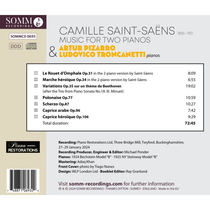 Saint-Saëns: Music for Two Pianos - slide-1