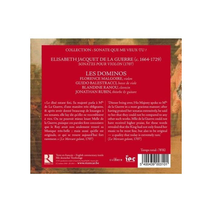 Guerre: Sonatas pour violon - slide-1