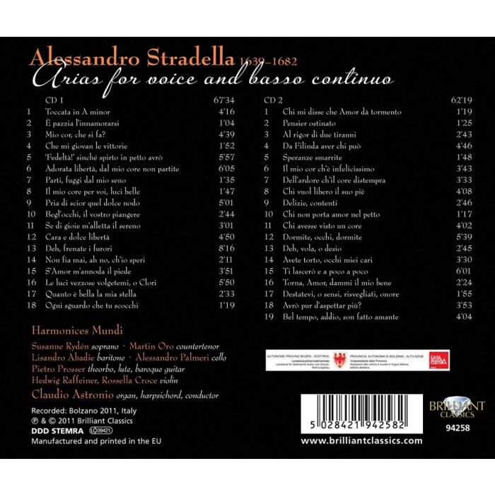 Stradella: Italian Arias - slide-1