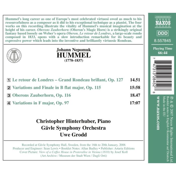 Hummel: Oberons Zauber horn, Variations - slide-1