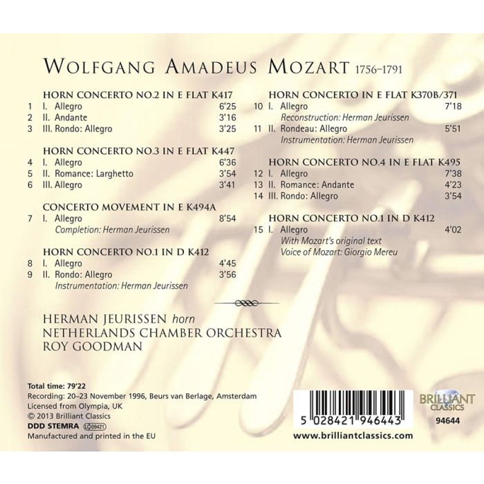 Mozart: Horn Concertos - slide-1