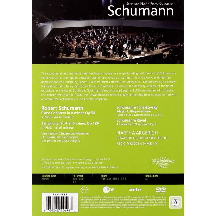 Schumann: Symphony no 4 , piano concerto - slide-1
