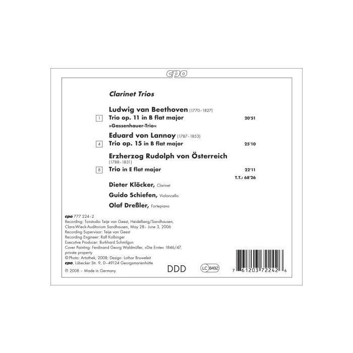 LANNOY: Clarinet trios - slide-1