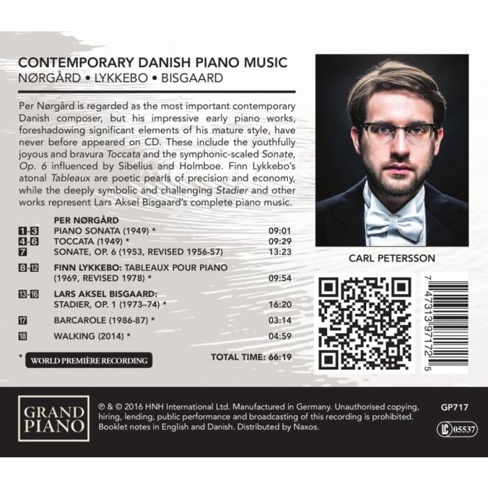 Contemporary Danish Piano Music - Nørgård; Lykkebo; Bisgaard - slide-1