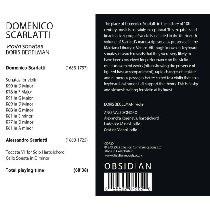 Scarlatti: Violin Sonatas - slide-1