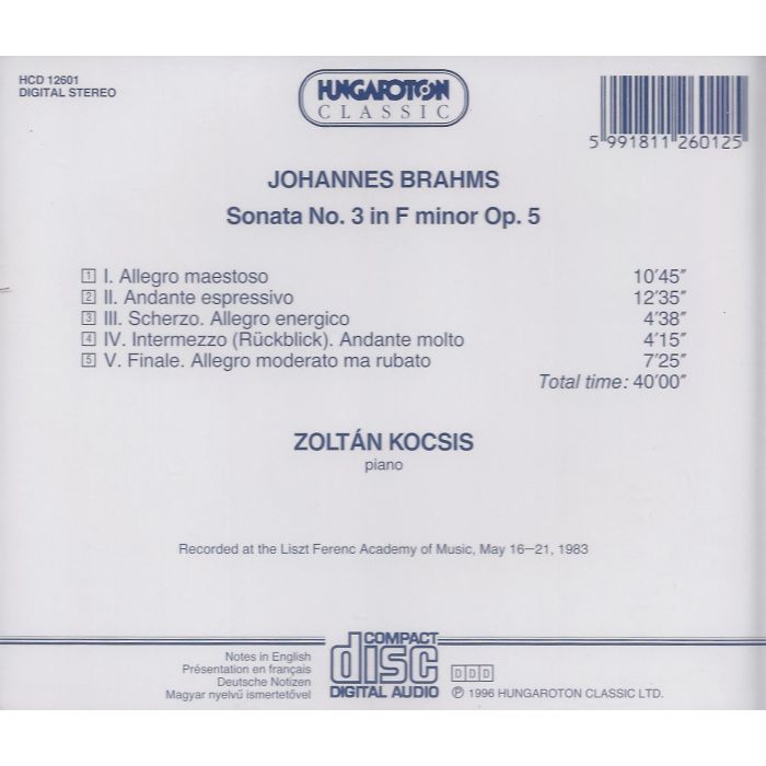 Brahms: Piano Sonata No. 3 in F minor, Op. 5 - slide-1