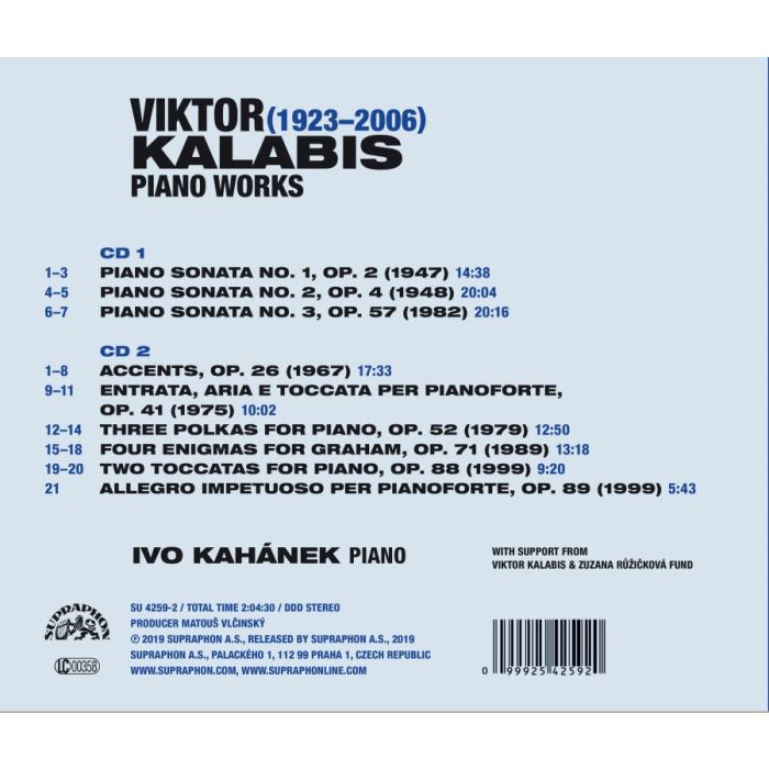 Kalabis: The Complete Piano Works - slide-1