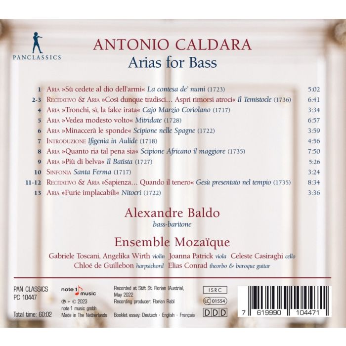 Antonio Caldara: Arias for Bass - slide-1