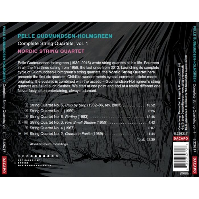 Gudmundsen-Holmgreen: Complete String Quartets vol. 1 - slide-1