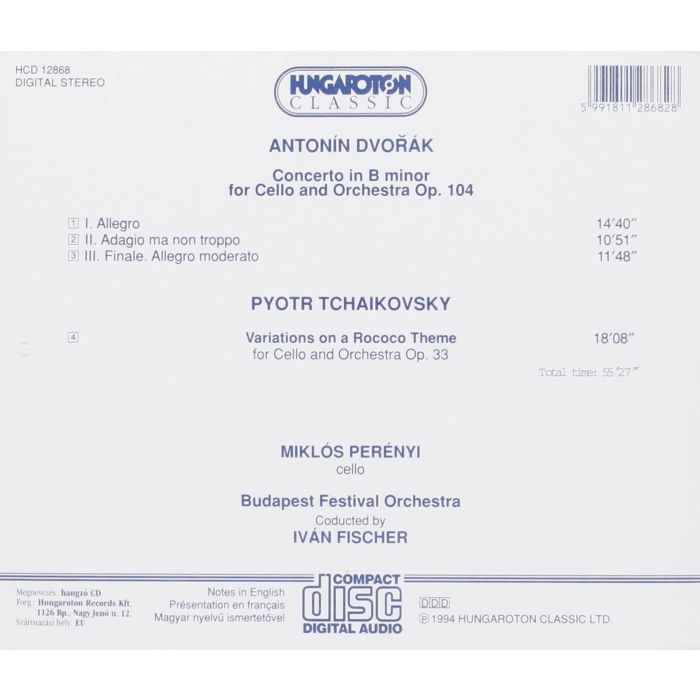 Dvorak: Cello Concerto/ Tchaikovsky: Variations on a Rococo Theme - slide-1