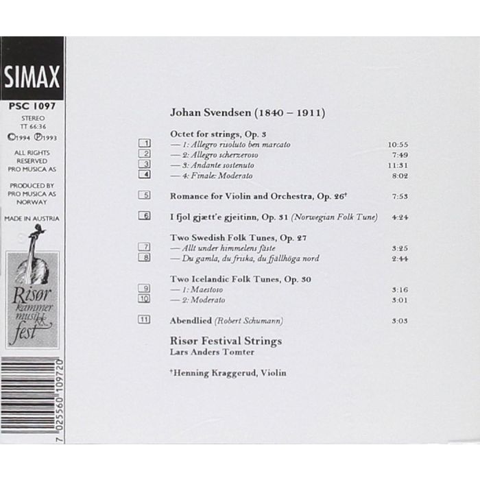 SVENDSEN: Music for strings - slide-1