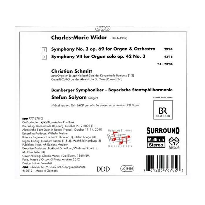 Widor: Organ Symphonies Vol. 2 - slide-1