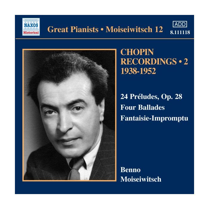 CHOPIN Recordings Vol. 2:  24 Preludes, Ballades