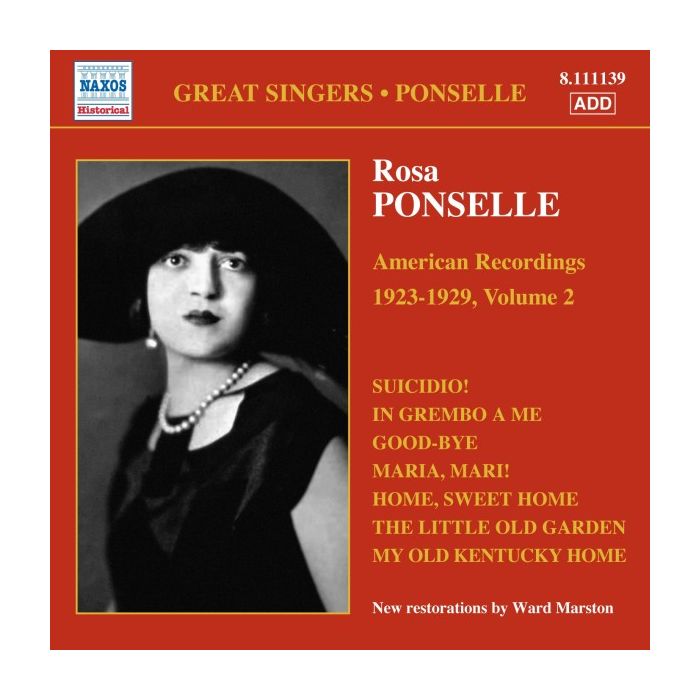 PONSELLE Rosa: American Recordings Vol. 2